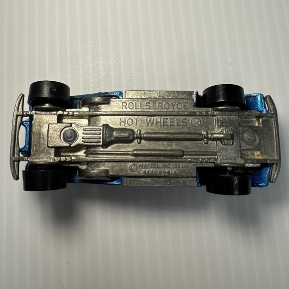 Vintage Hot Wheels 1982 Rolls Royce Phantom II Blue Metal Flake - Picture 8 of 8